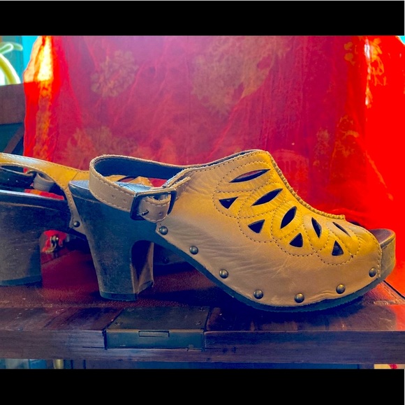 Dansko Rowena Tan Leather Slingback Sandals 38 - Picture 5 of 9